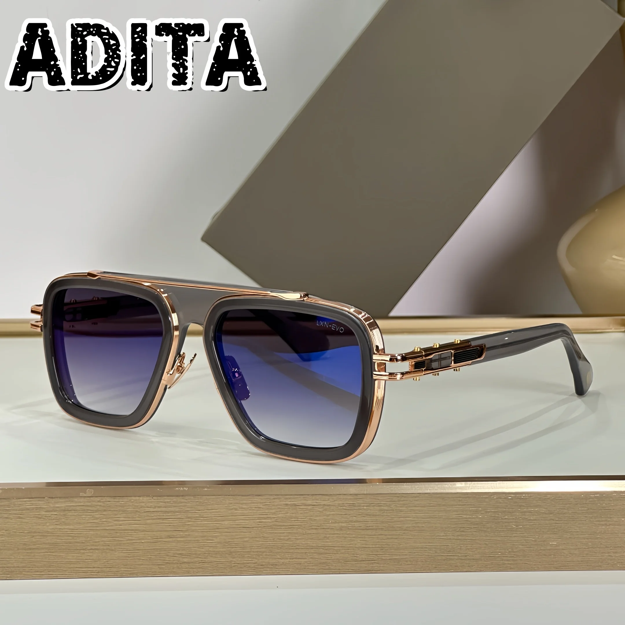 ADITA LXN-EVO DTS403 size 54-19 Top High Quality Sunglasses for Men Titanium Style Fashion Design Sunglasses for Womens With Box
ADITA LXN-EVO DTS403 size 54-19 Top High Quality Sunglasses for Men Titanium Style Fashion Design Sunglasses for Womens With Box