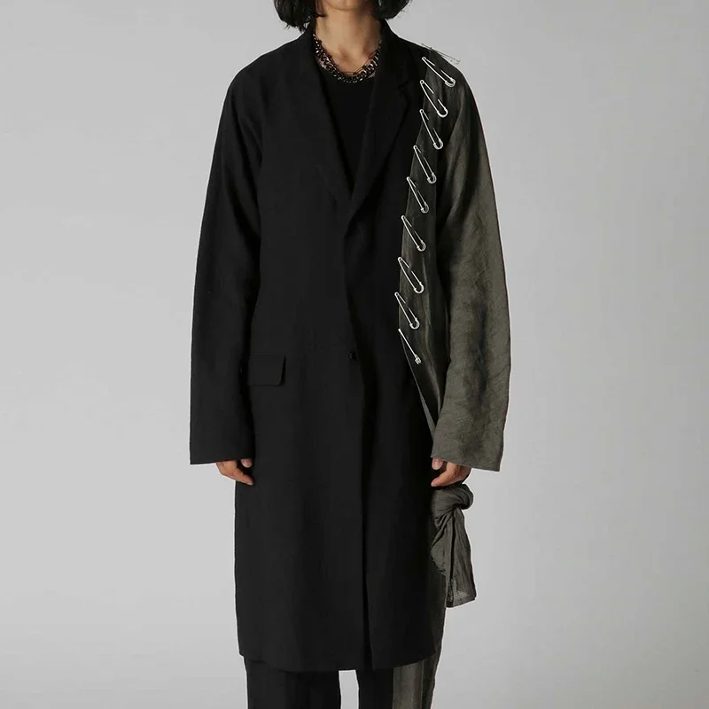 YOJI OOAK темные булавки оригинального дизайна, украшенные длинным пальто, трендовый топ с длинными рукавами
YOJI OOAK темные булавки оригинального дизайна, украшенные длинным пальто, трендовый топ с длинными рукавами