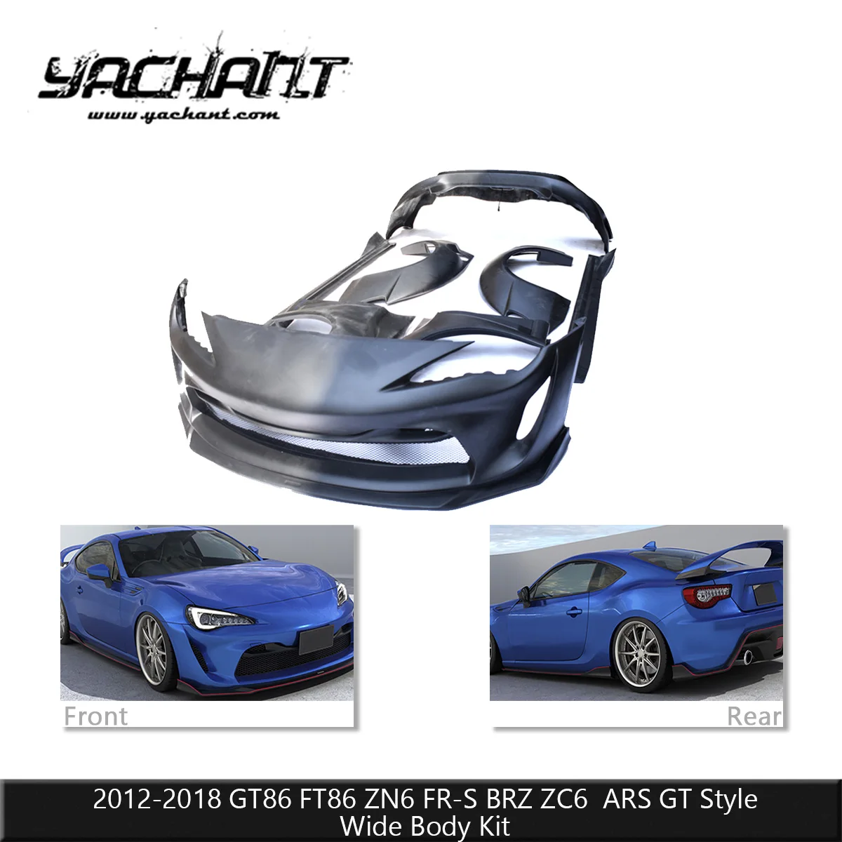 FRP ARS GT Style Wide Body Kit Fit For 2012-2018 GT86 FT86 ZN6 FR-S BRZ ZC6 Complete Exterior Transformation Package
FRP ARS GT Style Wide Body Kit Fit For 2012-2018 GT86 FT86 ZN6 FR-S BRZ ZC6 Complete Exterior Transformation Package