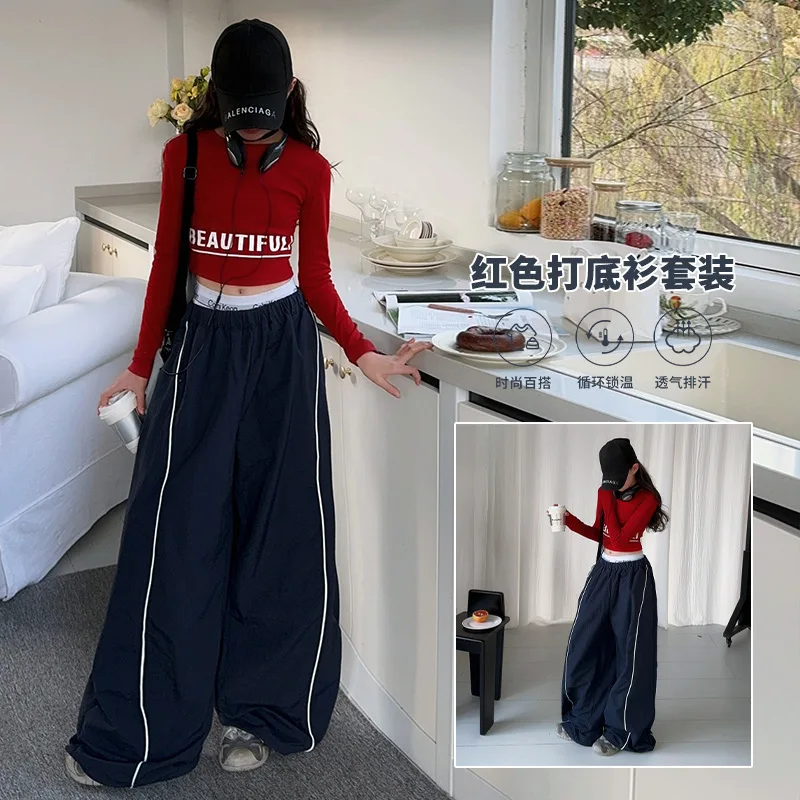 teen girls Hip hop jazz street dance clothes set performance costumes girl school group suit t-shirt+sport pants kid outfits 14
teen girls Hip hop jazz street dance clothes set performance costumes girl school group suit t-shirt+sport pants kid outfits 14