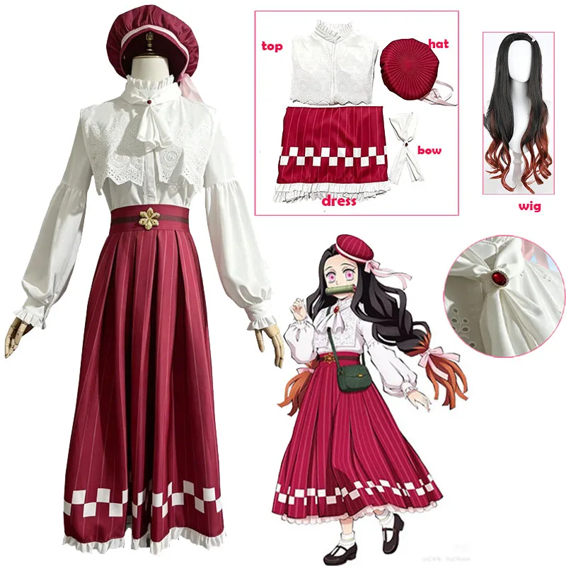 WHH New Nezuko Cosplay Kamado Nezuko Cosplay Costume Anime shirt and dress Fifth Anniversary Concert Halloween for Women
WHH New Nezuko Cosplay Kamado Nezuko Cosplay Costume Anime shirt and dress Fifth Anniversary Concert Halloween for Women