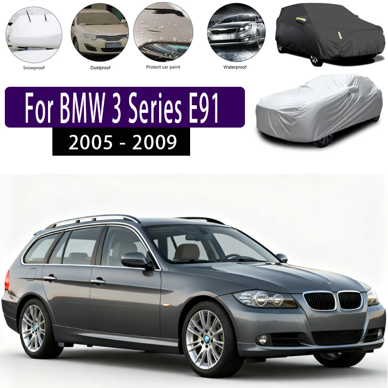For BMW 3 Series E91 2005 - 2009 2006 2007 Outdoor Protection Full Car Covers Snow Cover Sunshade Waterproof Dustproof Exterior
For BMW 3 Series E91 2005 - 2009 2006 2007 Outdoor Protection Full Car Covers Snow Cover Sunshade Waterproof Dustproof Exterior