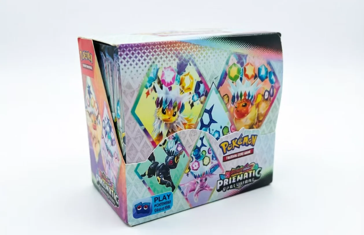 36pcs English Version Pokemon TCG Prismatic Evolutions Booster Box Scarlet Violet Series Card Game Collection Toy Gift Fans
36pcs English Version Pokemon TCG Prismatic Evolutions Booster Box Scarlet Violet Series Card Game Collection Toy Gift Fans