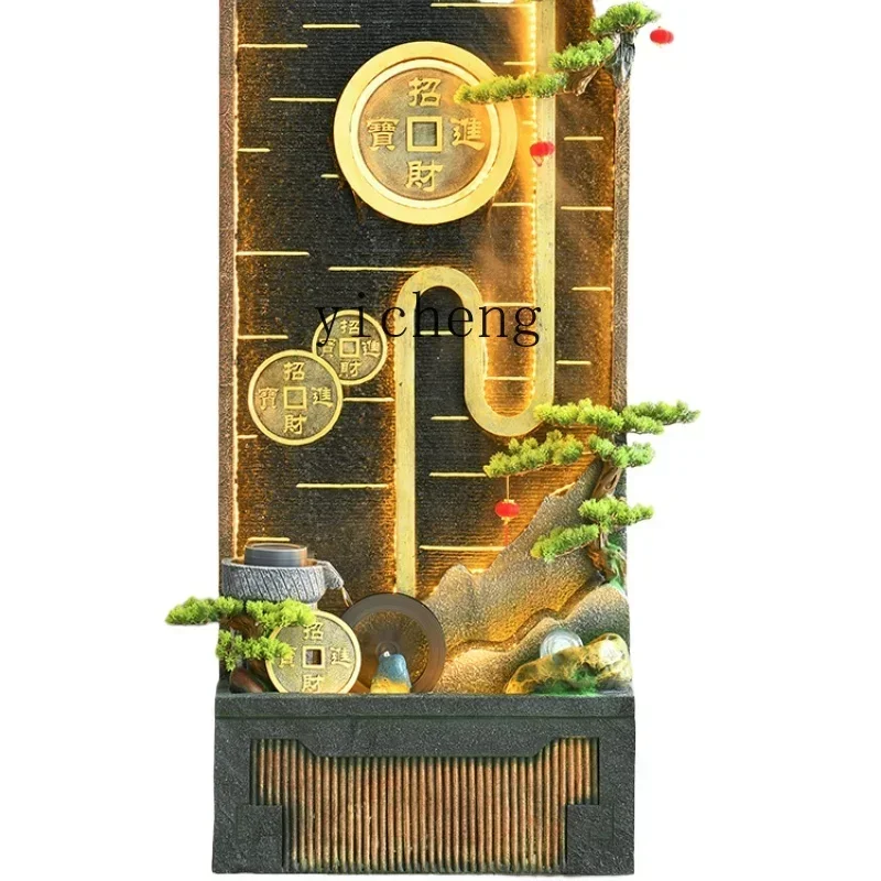 Water Curtain Wall Artificial Mountain and Fountain Waterscape Courtyard Villa Fortune Decoration Office
Water Curtain Wall Artificial Mountain and Fountain Waterscape Courtyard Villa Fortune Decoration Office