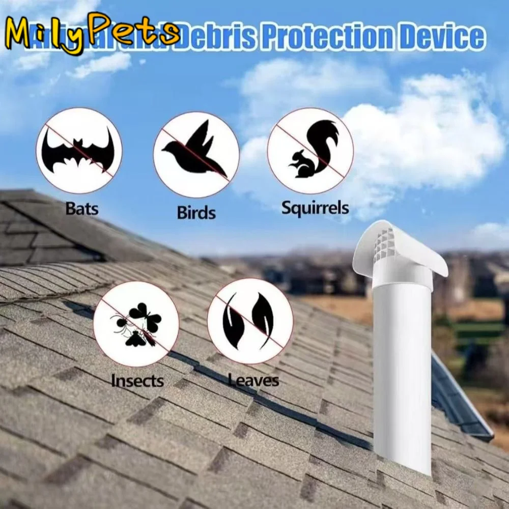 Schedule 40 PVC Radon Exhaust Vent Cover Fine Filter Screen Weather Resistant Shell Weatherproof Vent Hood
Schedule 40 PVC Radon Exhaust Vent Cover Fine Filter Screen Weather Resistant Shell Weatherproof Vent Hood