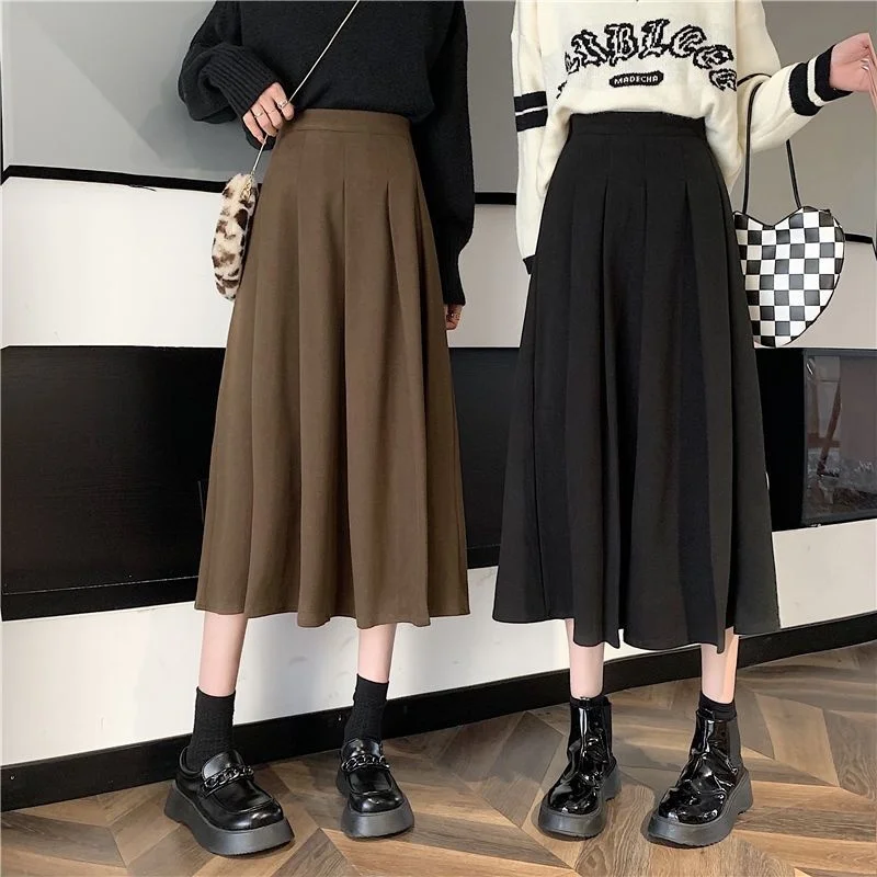Woolen Pleated Skirt for Women 2023 Style High Waist Thickened A-line Korean Fashion Skirts Clothes for Women
Woolen Pleated Skirt for Women 2023 Style High Waist Thickened A-line Korean Fashion Skirts Clothes for Women