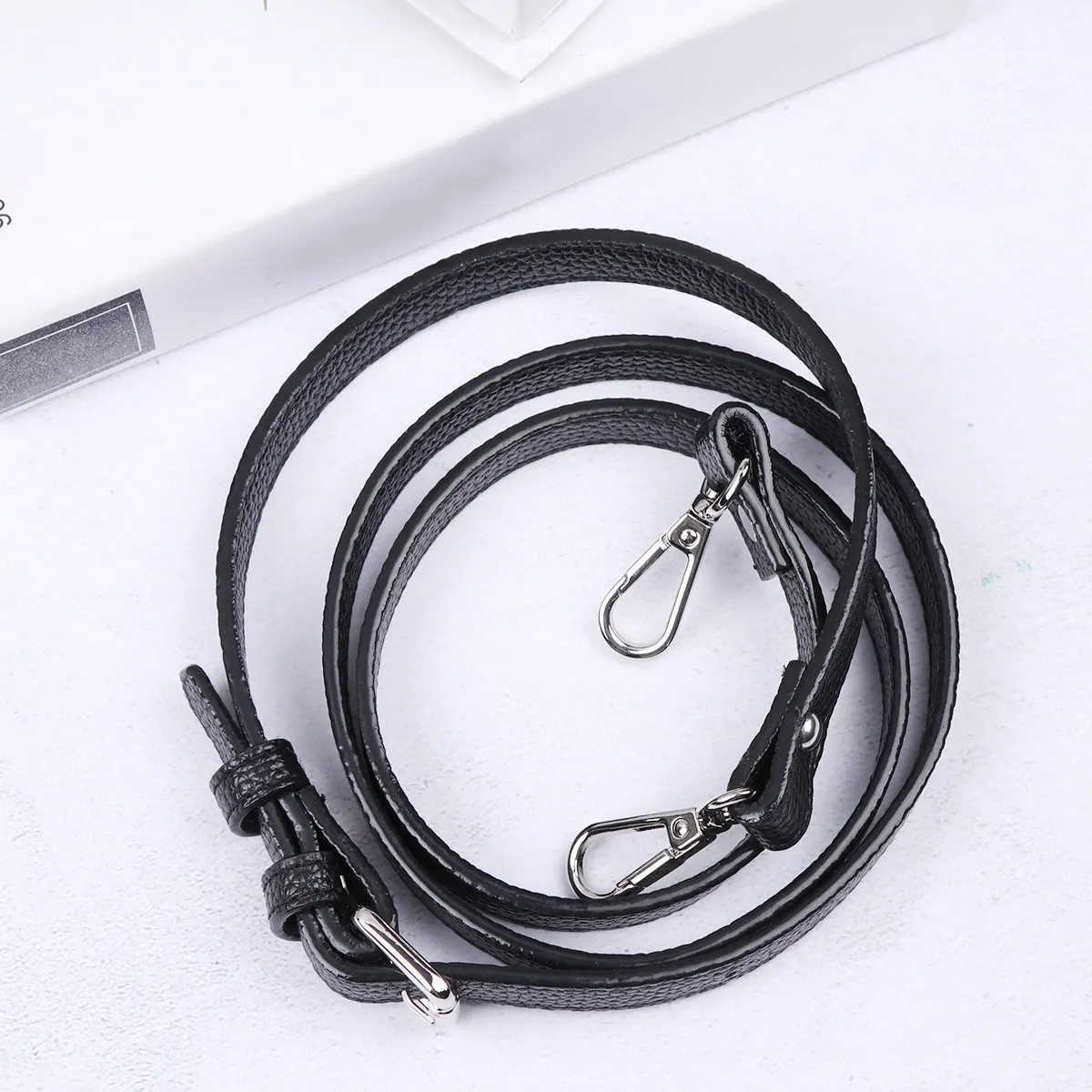 PU Bag Strap Replacement Adjustable Shoulder for Messenger Travel Gym Briefcase - Comfortable Wear Black Silver Buckle
PU Bag Strap Replacement Adjustable Shoulder for Messenger Travel Gym Briefcase - Comfortable Wear Black Silver Buckle