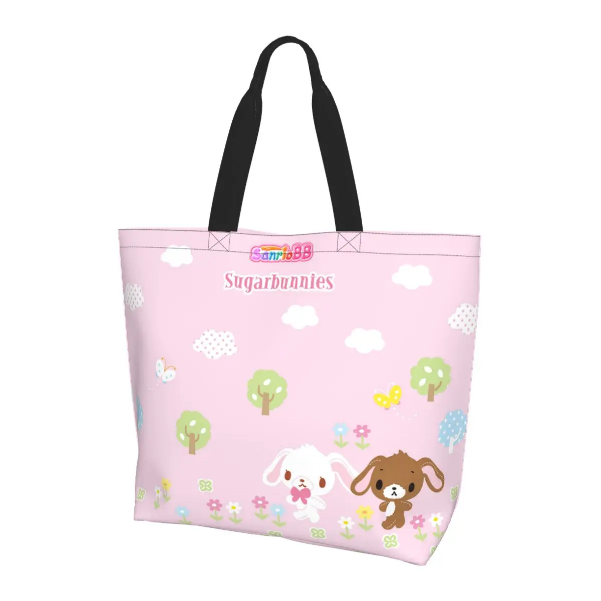 Sugarbunnies Shopping Tote Bag Canvas Large Capacity Shoulder Bags Shopper Grocery Handbag for Women
Sugarbunnies Shopping Tote Bag Canvas Large Capacity Shoulder Bags Shopper Grocery Handbag for Women
