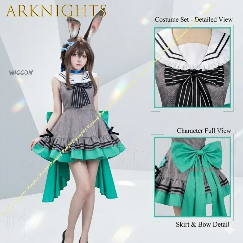 Arknights Amiya Collaboration Cosplay Costume Anime Game Charactert Performance Clothing for Adults Women Halloween Party Lolita
Arknights Amiya Collaboration Cosplay Costume Anime Game Charactert Performance Clothing for Adults Women Halloween Party Lolita