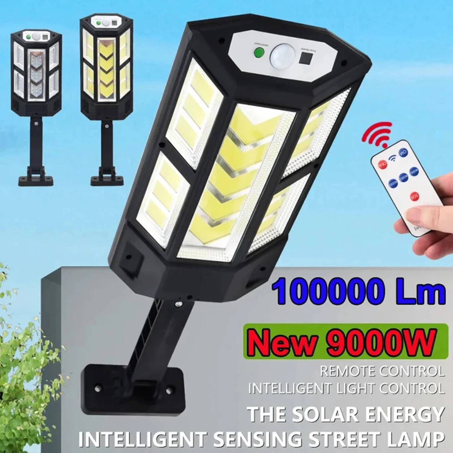Powerful Solar Street Lights 3 Modes With Motion Sensor Super Bright COB Wall Lamp Outdoor Garden Yard Solar Power Light Luces
Powerful Solar Street Lights 3 Modes With Motion Sensor Super Bright COB Wall Lamp Outdoor Garden Yard Solar Power Light Luces