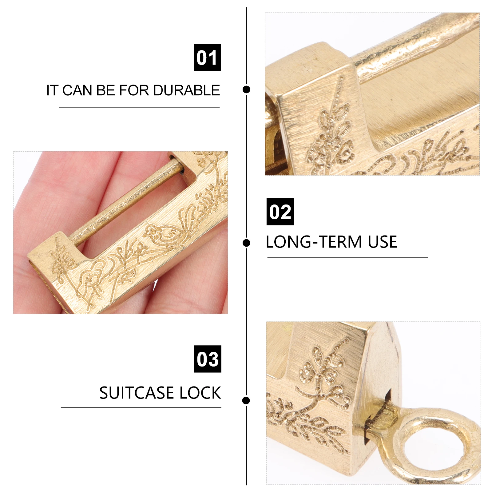 1 set 1 Set Vintage Copper Locks For Jewelry Box Mini Latches Retro Decor Padlock Gift Suitcase Lock Hardware Decorative
1 set 1 Set Vintage Copper Locks For Jewelry Box Mini Latches Retro Decor Padlock Gift Suitcase Lock Hardware Decorative