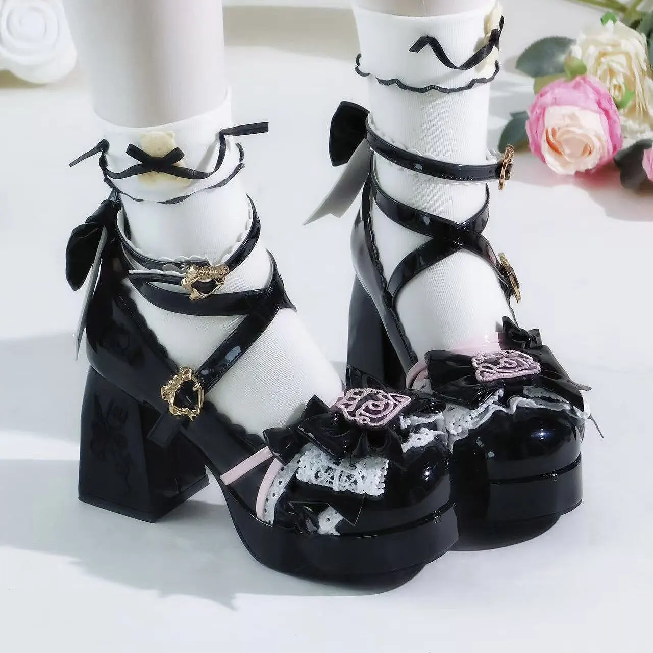 Japanese Original Sweet and Cute Lolita Bow Swiss Roll High Heels Soft Girl Lo Elegant Round Toe Mary Jane Single Shoe for Women
Japanese Original Sweet and Cute Lolita Bow Swiss Roll High Heels Soft Girl Lo Elegant Round Toe Mary Jane Single Shoe for Women