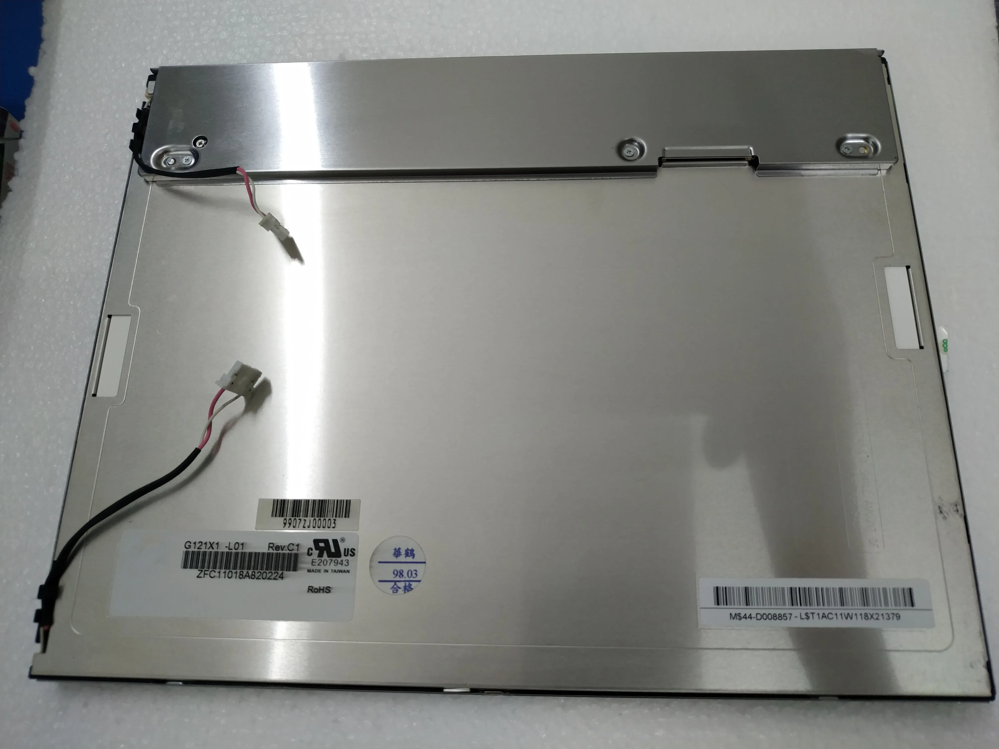 Original brand G121X1-L01 1024*768 12.1-inch LCD display screen module panel, fast delivery
Original brand G121X1-L01 1024*768 12.1-inch LCD display screen module panel, fast delivery
