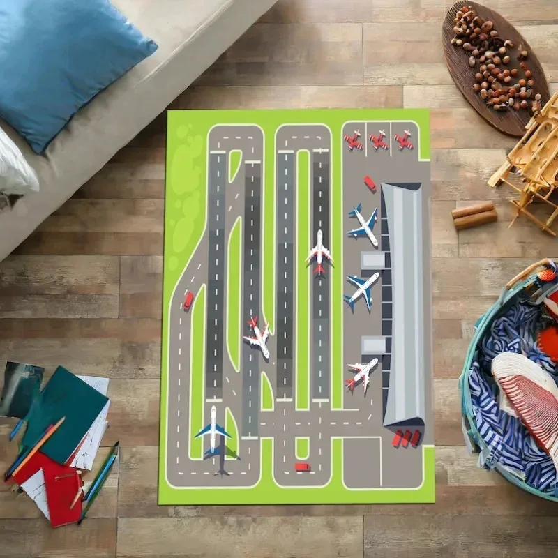 JSL36Runway Airport Decor Rug Plane Apron Rug Kids Room Rug Boys Room Decor Playing Mat Birthday Gift Popular Area Floor Rug9Ok%
JSL36Runway Airport Decor Rug Plane Apron Rug Kids Room Rug Boys Room Decor Playing Mat Birthday Gift Popular Area Floor Rug9Ok%