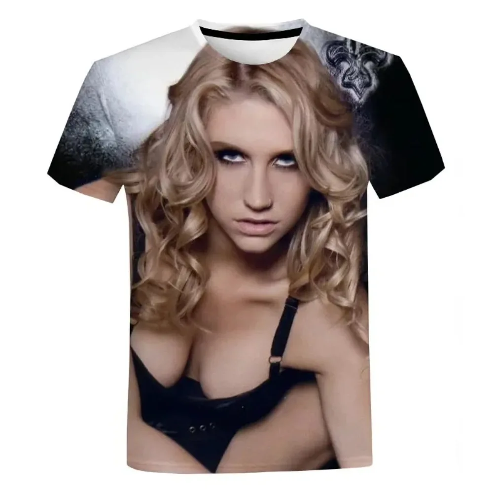 Singer Kesha 3D Printing T Shirts for Man and Women Graphic T-shirts Cosplay Men's Clothing Quality Haikyuu T-shirt for Men
Singer Kesha 3D Printing T Shirts for Man and Women Graphic T-shirts Cosplay Men's Clothing Quality Haikyuu T-shirt for Men