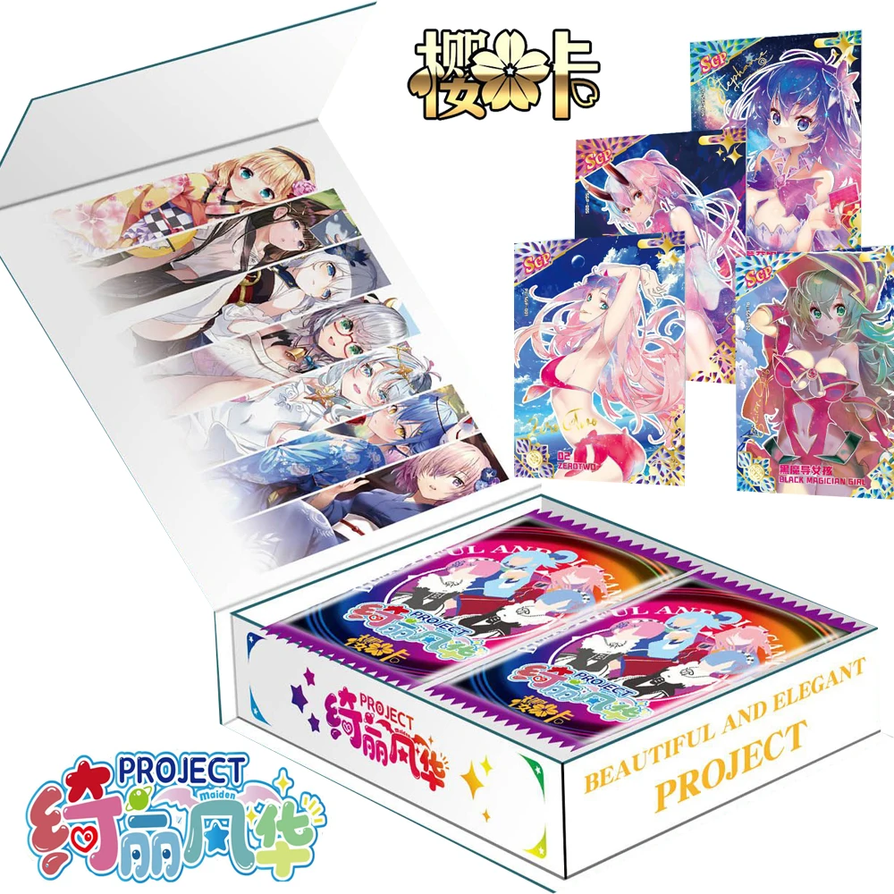 Beautiful Graceful Goddess Story Cards Booster Box Anime Games Collector's Edition Flower Season Girl Series Card Children Gift
Beautiful Graceful Goddess Story Cards Booster Box Anime Games Collector's Edition Flower Season Girl Series Card Children Gift