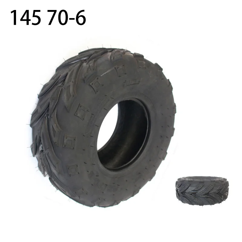 145/70-6 Tubeless Tire 6 Inch ATV Tyre for Four Wheel Vehicle 50cc 70cc 110cc Small ATV Front or Rear Wheels
145/70-6 Tubeless Tire 6 Inch ATV Tyre for Four Wheel Vehicle 50cc 70cc 110cc Small ATV Front or Rear Wheels