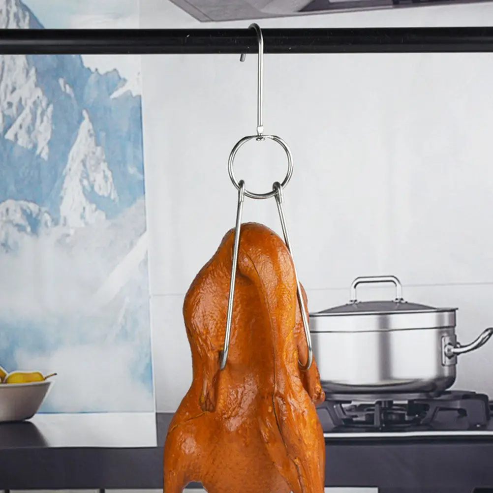 6Pcs Stainless Steel Meat Hooks for Easy Insertion Meat Processing Butcher Shop Kitchen Hanging Tools
6Pcs Stainless Steel Meat Hooks for Easy Insertion Meat Processing Butcher Shop Kitchen Hanging Tools