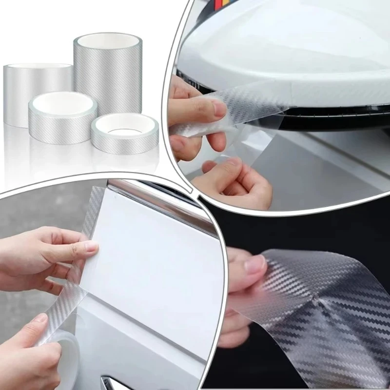 Transparent Carbon Fiber Car Sticker Pasting Protective Car Door Edge Guards Bumper Anti-Collision Strip Waterproof Film 3/5/10M
Transparent Carbon Fiber Car Sticker Pasting Protective Car Door Edge Guards Bumper Anti-Collision Strip Waterproof Film 3/5/10M