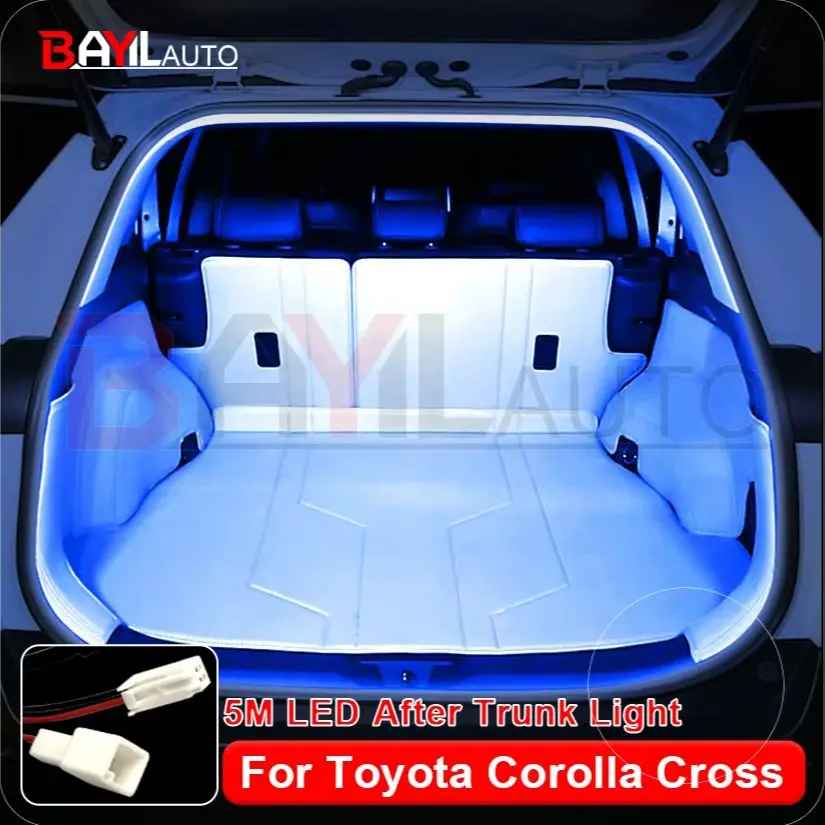 Гибкая светодиодная лента окружающего освещения для Toyota Corolla Cross со специальным светодиодным светильником Linker после багажника, 5 м, можно разрезать лампу «сделай сам»
Гибкая светодиодная лента окружающего освещения для Toyota Corolla Cross со специальным светодиодным светильником Linker после багажника, 5 м, можно разрезать лампу «сделай сам»