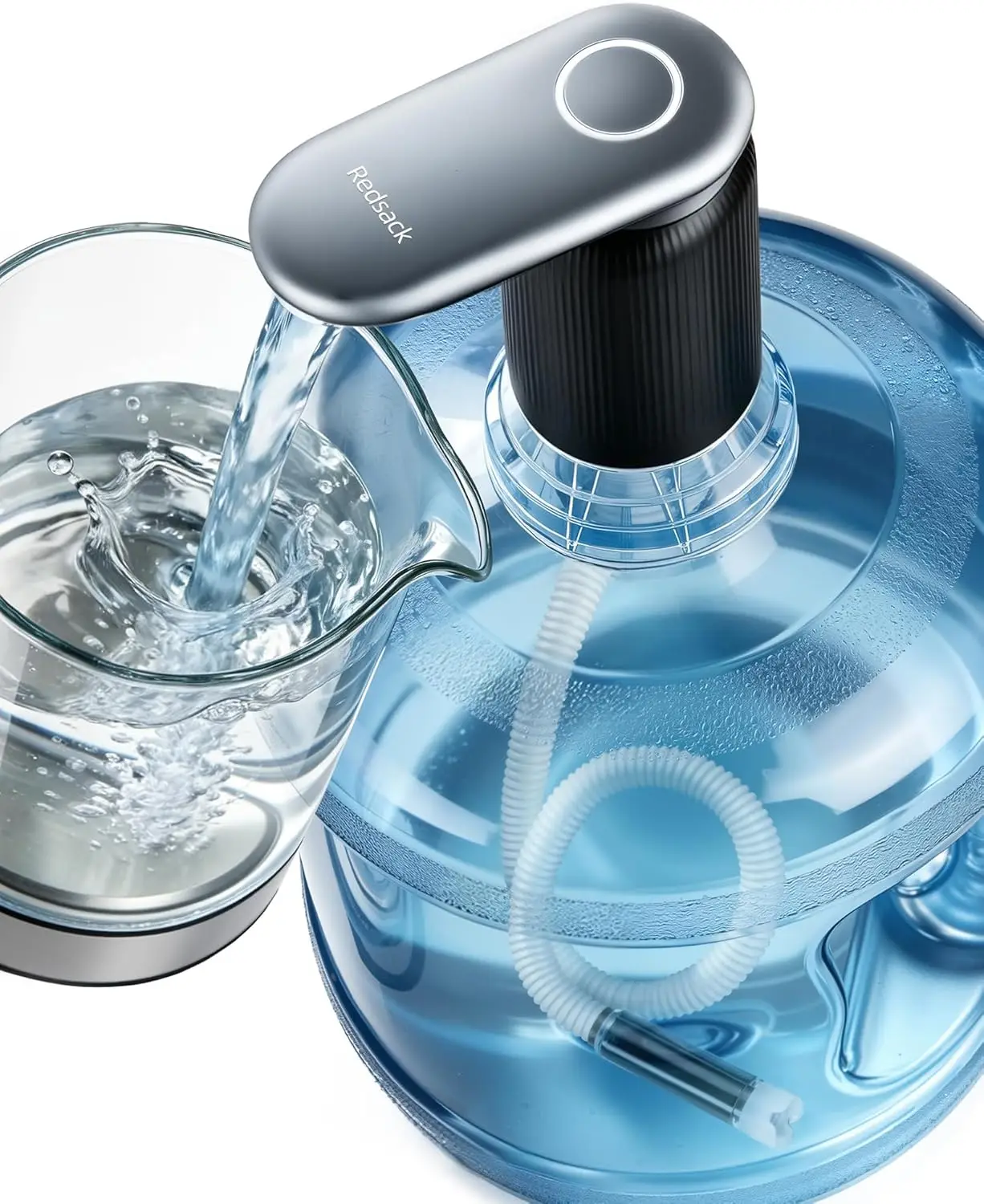 Electric USB C Water Dispenser Pump for 1/2/3/5 Gallon Bottles, Rechargeable Portable Automatic Drinking Jug Pump, Whisper-Quiet High-Performance, Ideal for Camping Home Office World Cup Viewing Party
Electric USB C Water Dispenser Pump for 1/2/3/5 Gallon Bottles, Rechargeable Portable Automatic Drinking Jug Pump, Whisper-Quiet High-Performance, Ideal for Camping Home Office World Cup Viewing Party