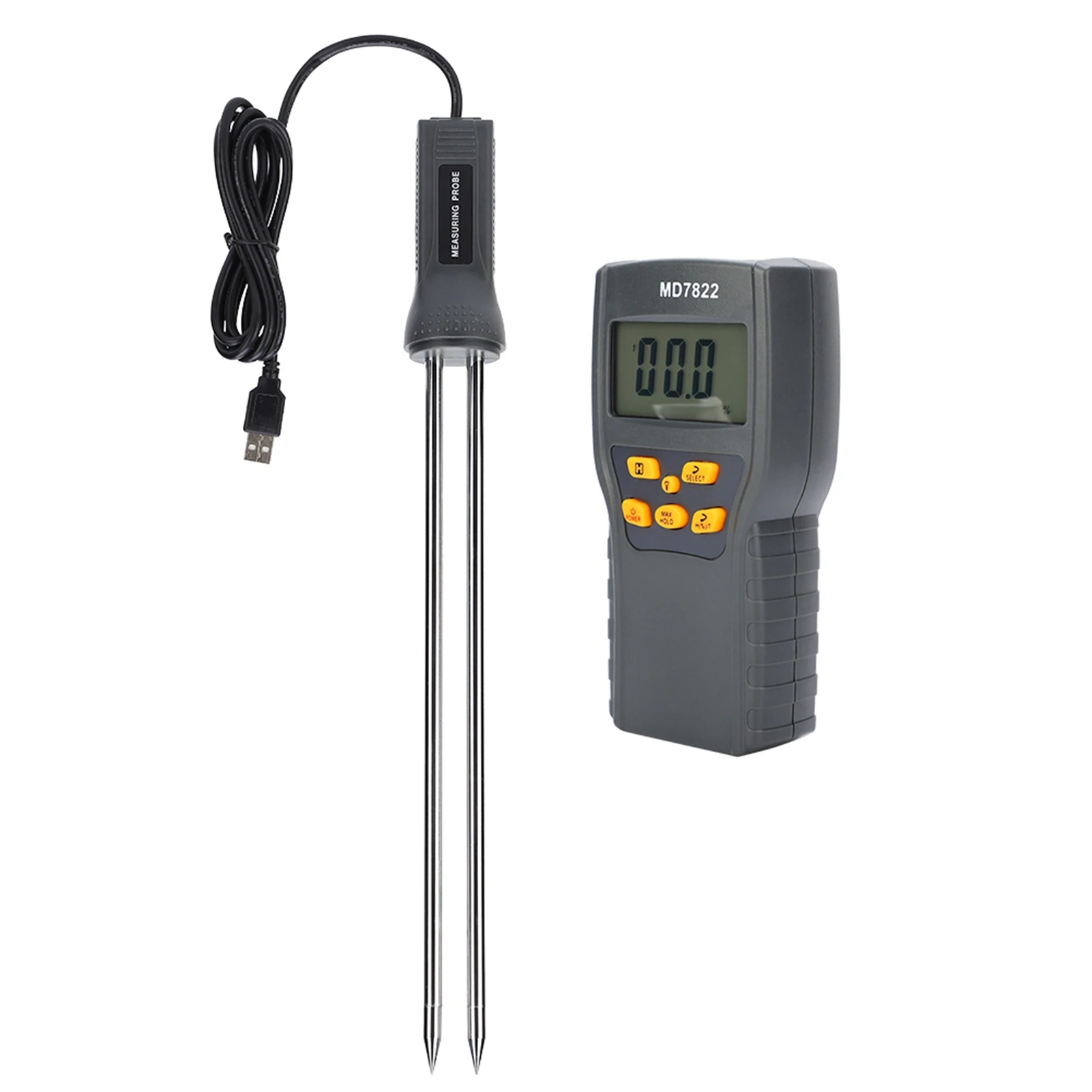 Portable Grain Moisture Meter Digital Display Precise Humidity Tester for Rice Soybean
Portable Grain Moisture Meter Digital Display Precise Humidity Tester for Rice Soybean