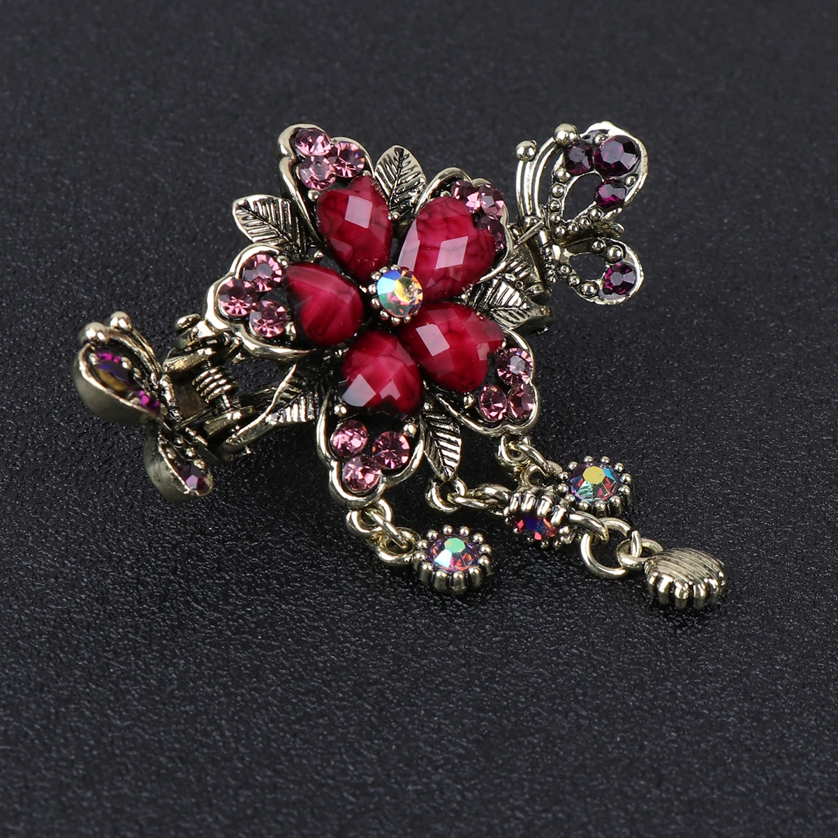 Retro Rhinestone Vintage Hairpin Bun Barrette Clips Jaw Ponytail Holder Girls Hair Accessories Durable Long Lasting Gifts
Retro Rhinestone Vintage Hairpin Bun Barrette Clips Jaw Ponytail Holder Girls Hair Accessories Durable Long Lasting Gifts