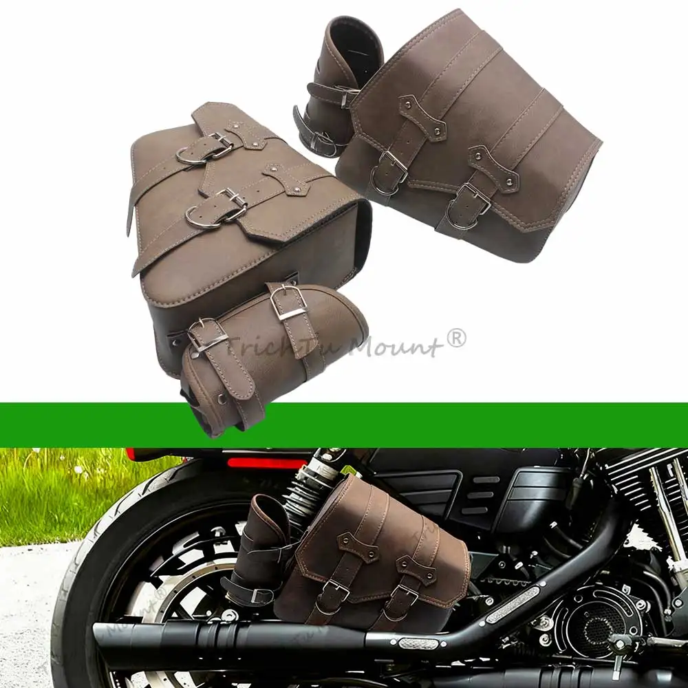 1 Pair Saddlebags For Harley Davidson For Indian For Honda For Kawasaki For Bmw For Triumph Soft Pu Leather Metal Buckles Brown
1 Pair Saddlebags For Harley Davidson For Indian For Honda For Kawasaki For Bmw For Triumph Soft Pu Leather Metal Buckles Brown