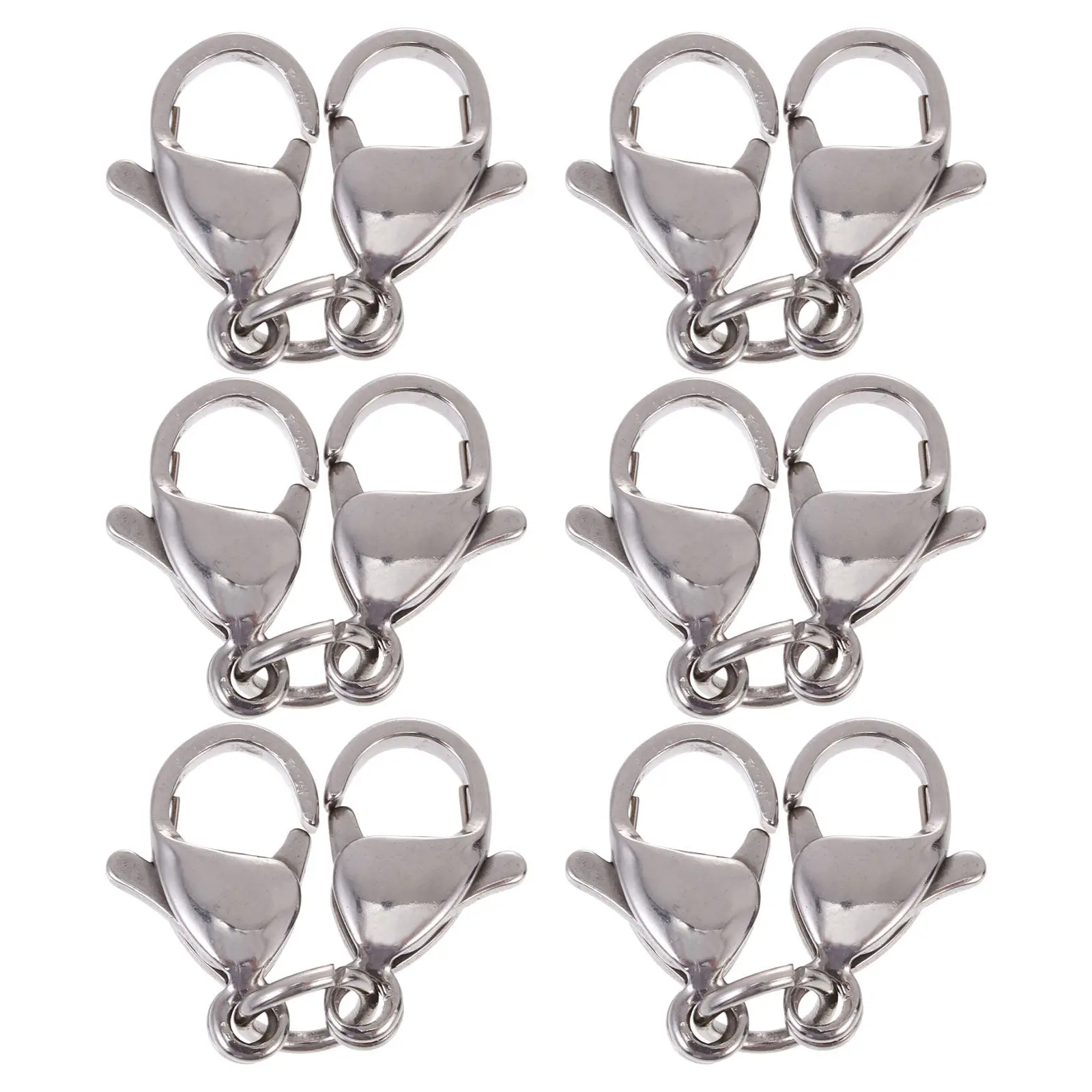 10Pcs Stainless Steel Lobster Clasps Strong Double Claw Connectors Necklace Extension Bracelet Buckle DIY Jewelry Supplies
10Pcs Stainless Steel Lobster Clasps Strong Double Claw Connectors Necklace Extension Bracelet Buckle DIY Jewelry Supplies