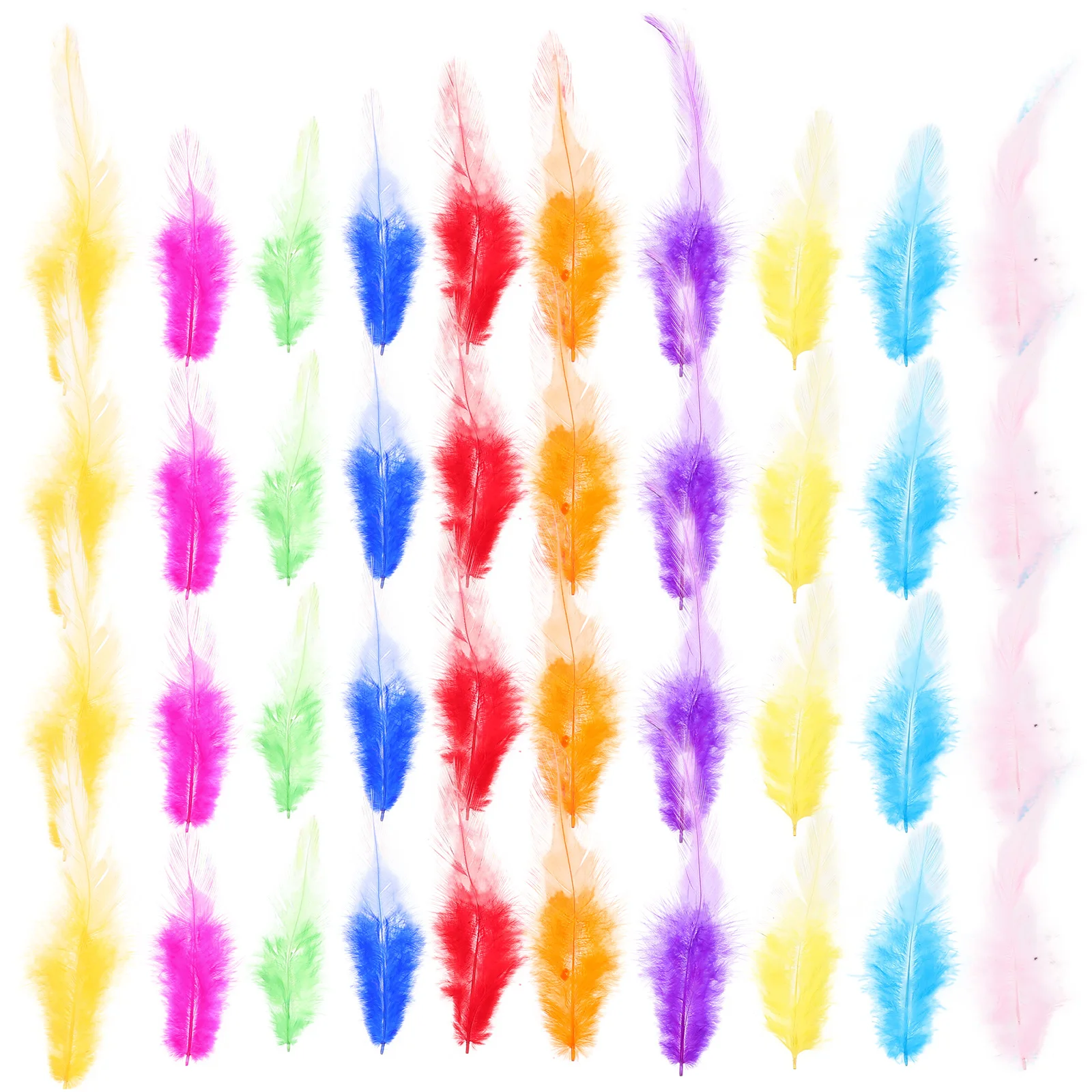 100pcs Colorful Plumes Bulk Materials for DIY Clothes Home Decor Wedding Banquet Crafts Vase Arrangement
100pcs Colorful Plumes Bulk Materials for DIY Clothes Home Decor Wedding Banquet Crafts Vase Arrangement