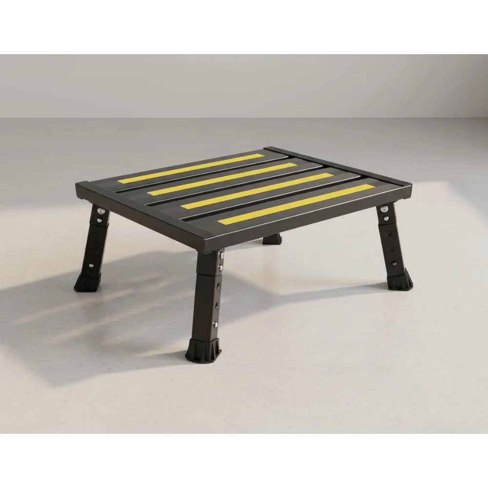 Алюминиевый табурет для автофургона с регулируемой высотой, складная платформа с нескользящим ковриком, поддерживает 1000 фунтов для пожилых людей и детей
Алюминиевый табурет для автофургона с регулируемой высотой, складная платформа с нескользящим ковриком, поддерживает 1000 фунтов для пожилых людей и детей