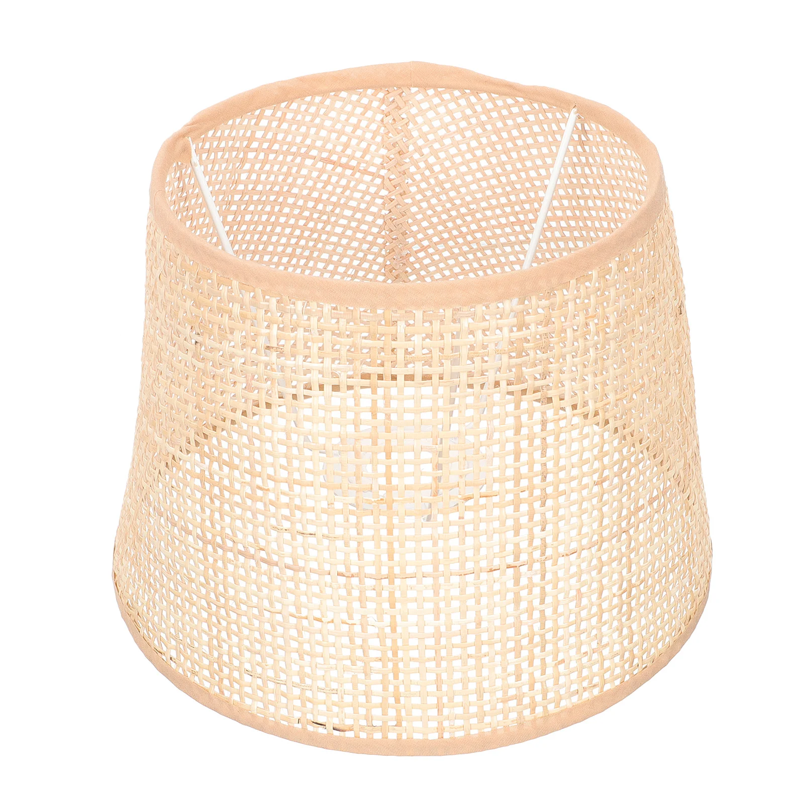 Rattan Woven Lampshade Table Lamp Cover Replacement Lamp Shade Desktop Bedside Light Cover Soft Light Protection Home Hotel
Rattan Woven Lampshade Table Lamp Cover Replacement Lamp Shade Desktop Bedside Light Cover Soft Light Protection Home Hotel