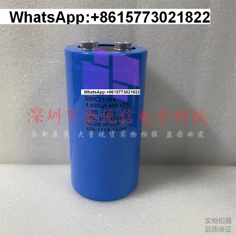 American big-D original high voltage electrolytic capacitor 400V4600UF CORNELL 550CE1184
American big-D original high voltage electrolytic capacitor 400V4600UF CORNELL 550CE1184