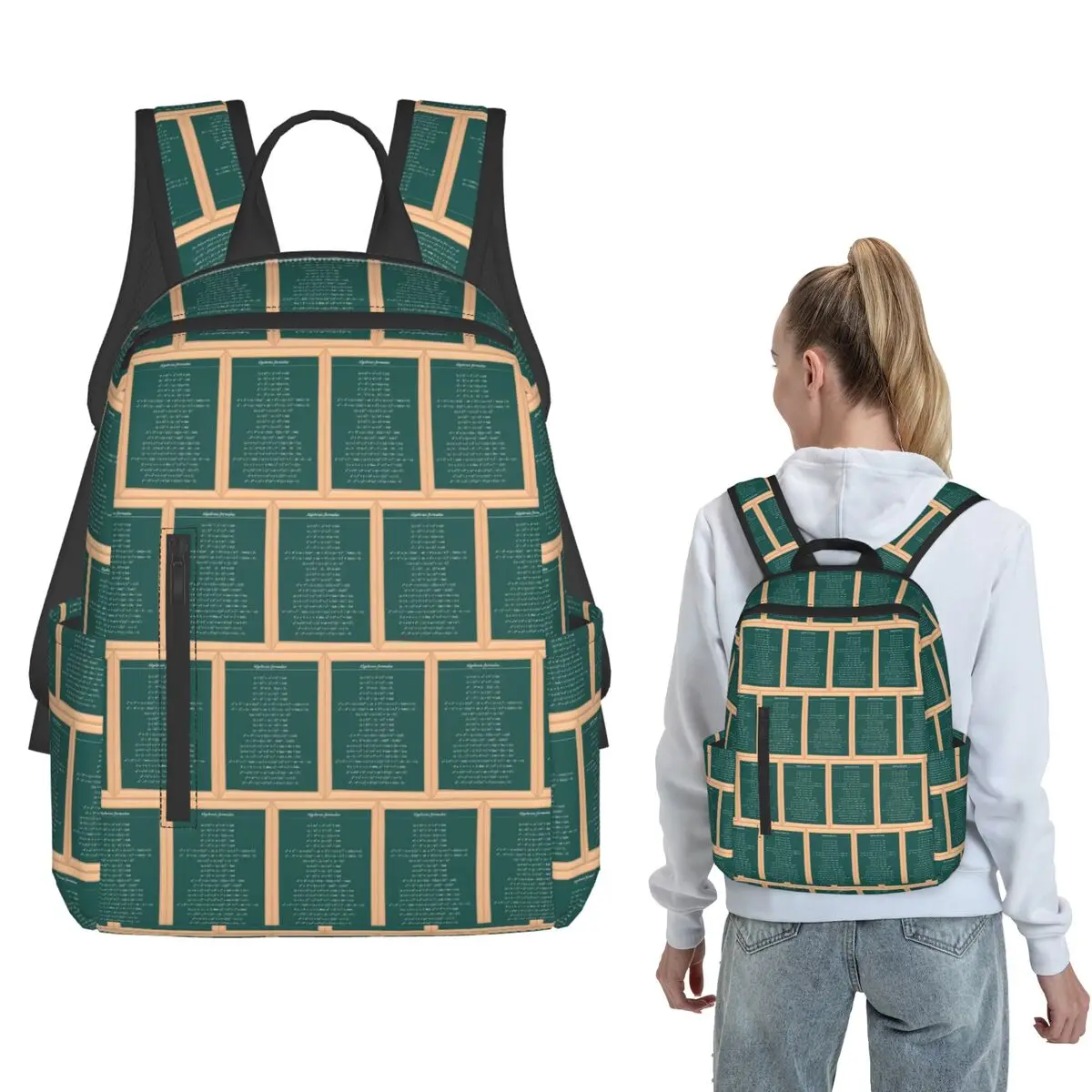 Algebraic Formulas Backpack Daypack Children BookBag School Bag Shoulder Bags for Men Women
Algebraic Formulas Backpack Daypack Children BookBag School Bag Shoulder Bags for Men Women