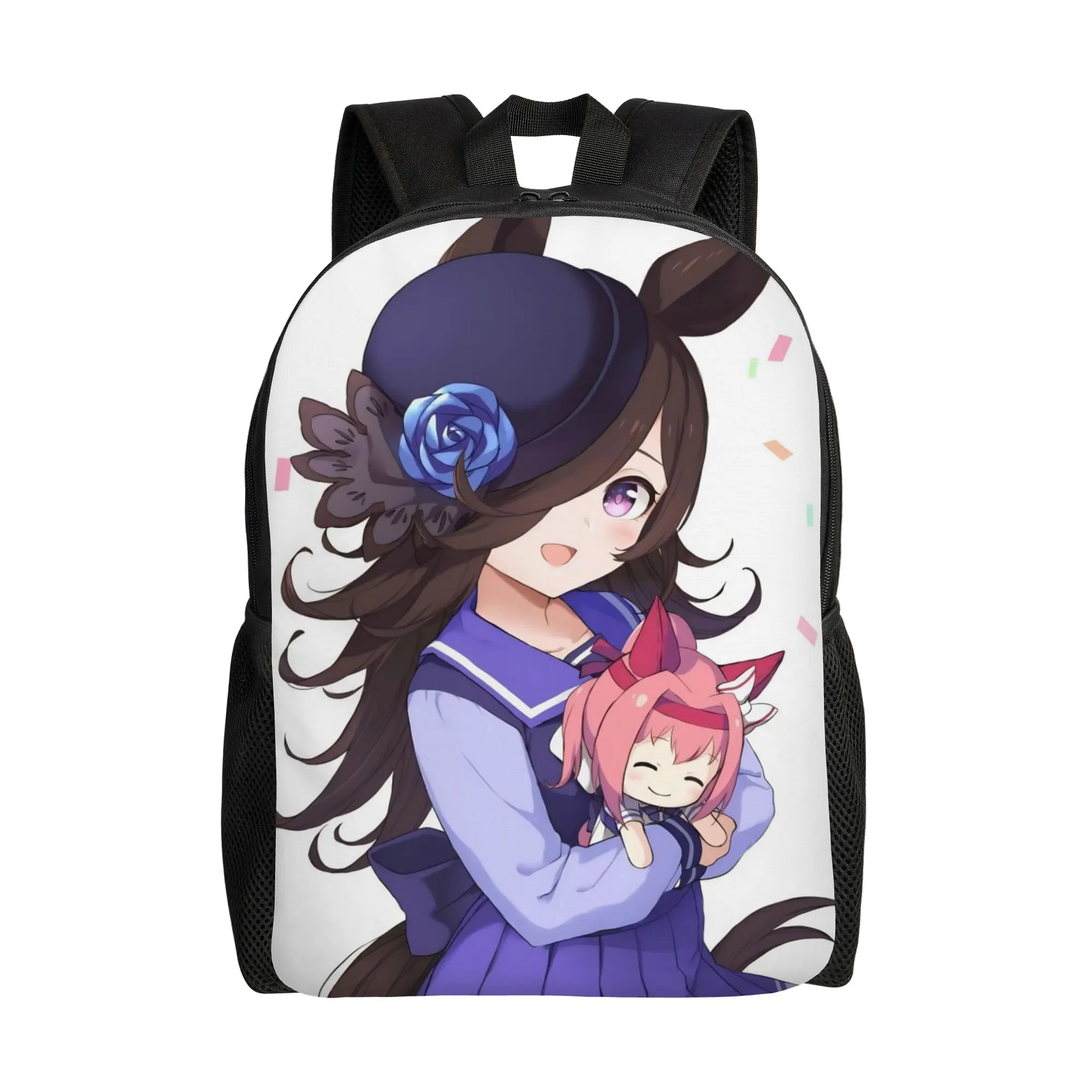 Rice Shower Umamusume Pretty Derby Fashion Backpack with Pocket High School Business Daypack for Men Women Laptop Shoulder Bag
Rice Shower Umamusume Pretty Derby Fashion Backpack with Pocket High School Business Daypack for Men Women Laptop Shoulder Bag