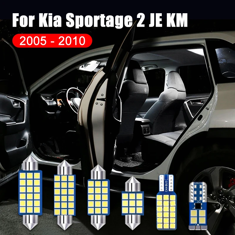 4 шт., Автомобильные светодиодные лампы 12 В для Kia Sportage 2 JE KM 2005 2006 2007 2008 2009 2010
4 шт., Автомобильные светодиодные лампы 12 В для Kia Sportage 2 JE KM 2005 2006 2007 2008 2009 2010