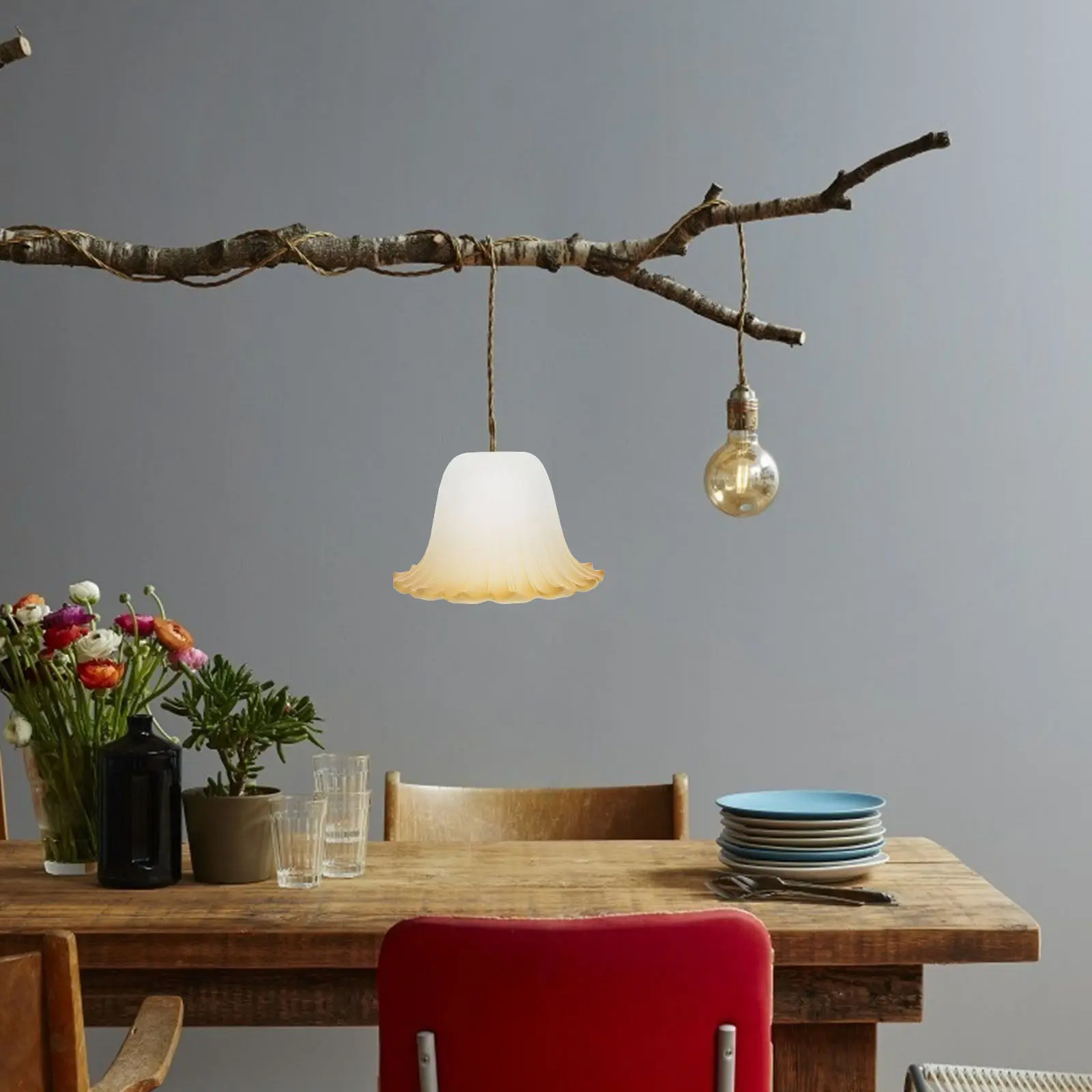 Glass Ceiling Lamp Shade Modern Chandelier Canopy Cover Lightweight Sturdy Indoor Lighting for Restaurants Cafes Bars Living
Glass Ceiling Lamp Shade Modern Chandelier Canopy Cover Lightweight Sturdy Indoor Lighting for Restaurants Cafes Bars Living