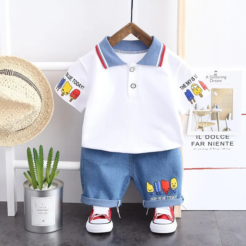 Boys' Short-Sleeved Suit New Children's Summer Clothes Baby Two-Piece Suit Boys' Summer Fashion Handsome Western Style
Boys' Short-Sleeved Suit New Children's Summer Clothes Baby Two-Piece Suit Boys' Summer Fashion Handsome Western Style