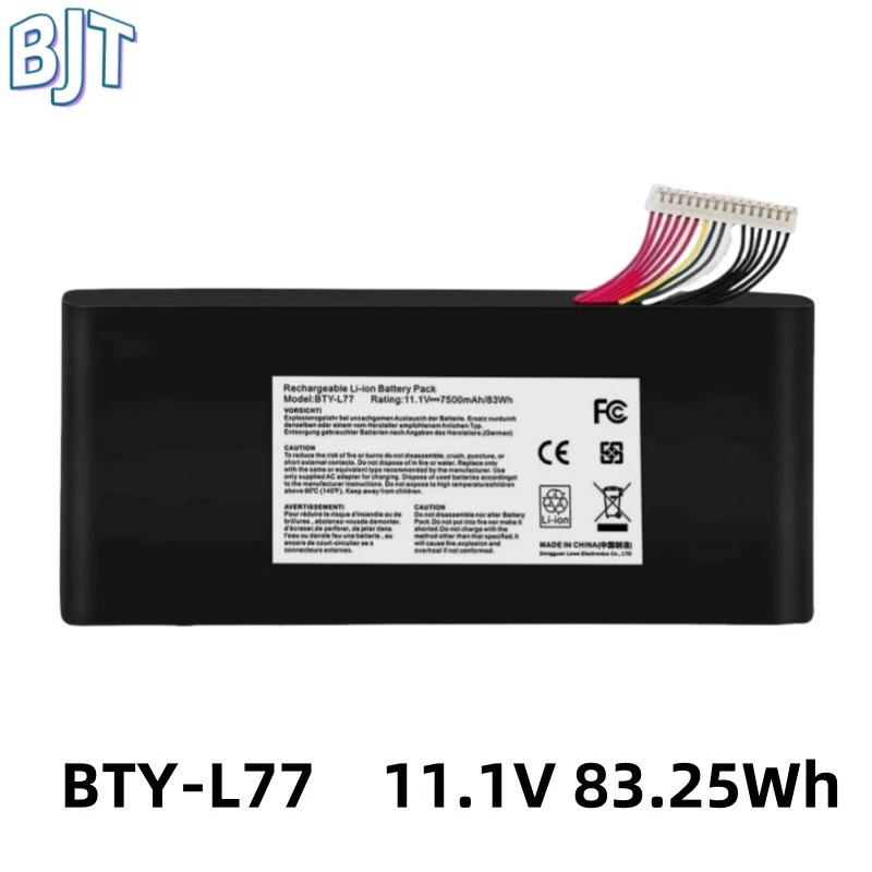 9-ячеечный новый аккумулятор для ноутбука BTY-L77 для MSI GT72 2QD GT72S 6QF GT72VR WT72 MS-1781 MS-1782 MS-1784 2PE-022CN 2QD-1019XCN 2QE-209CN
9-ячеечный новый аккумулятор для ноутбука BTY-L77 для MSI GT72 2QD GT72S 6QF GT72VR WT72 MS-1781 MS-1782 MS-1784 2PE-022CN 2QD-1019XCN 2QE-209CN