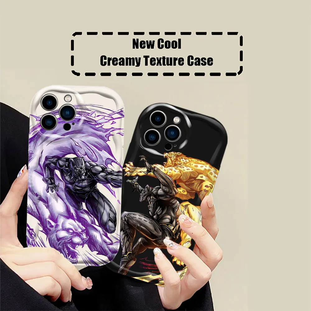 Marvel Black Panther Leopard Phone Case For iPhone 15 14 13 12 11 Pro Max Mini 7 8 Plus X XS XR SE Luxury 3D Wave Silicone Cover
Marvel Black Panther Leopard Phone Case For iPhone 15 14 13 12 11 Pro Max Mini 7 8 Plus X XS XR SE Luxury 3D Wave Silicone Cover