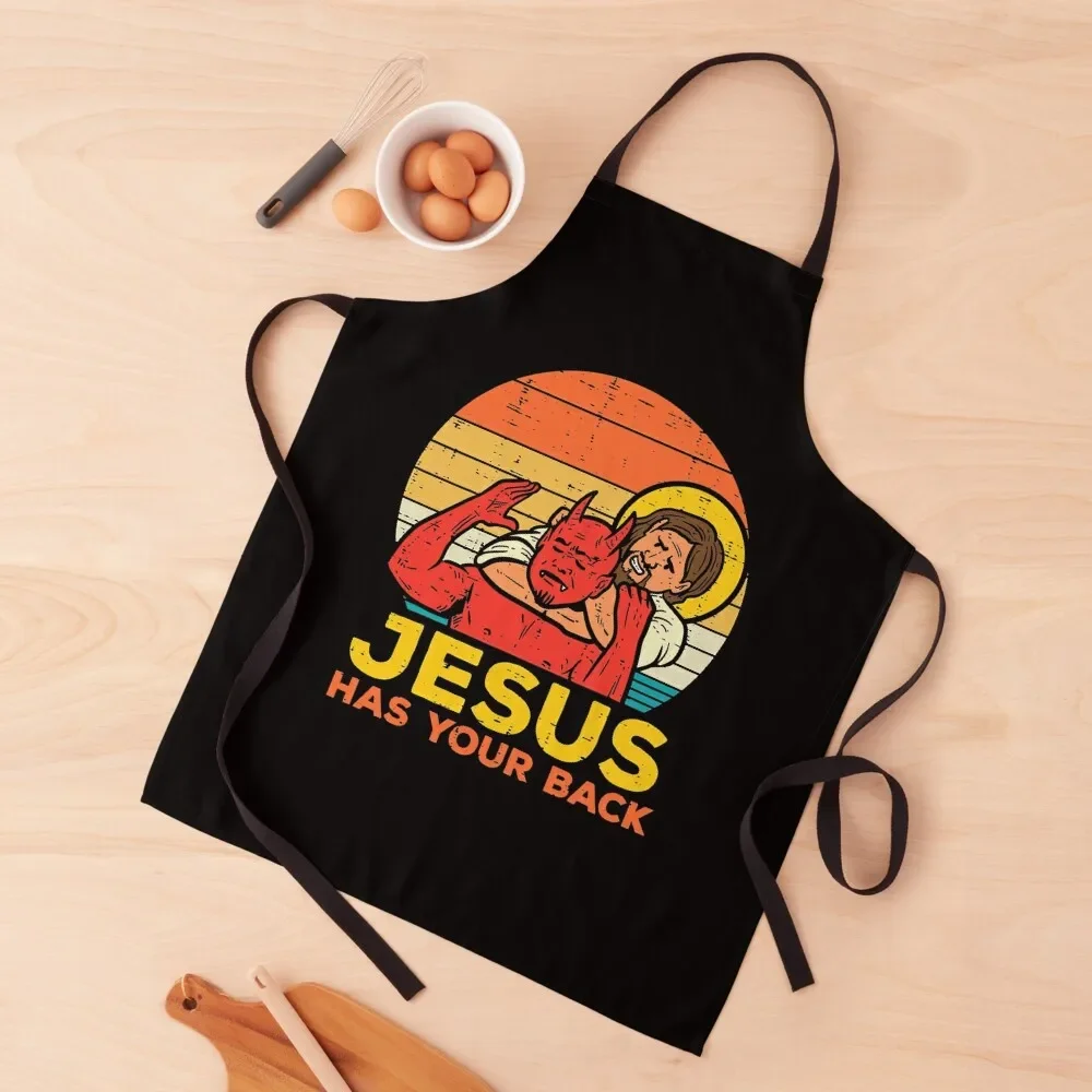 Jesus Has Your Back Jiu Jitsu Retro Christian Apron For Nail Stylist kitchen girl For Kitchen Women Apron
Jesus Has Your Back Jiu Jitsu Retro Christian Apron For Nail Stylist kitchen girl For Kitchen Women Apron