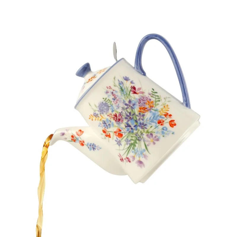 London Pottery 500ML Flower Ceramic Tetra Tea Pot with Infuser And Strainer Procelain Welding Kettle for Brewing Tea
London Pottery 500ML Flower Ceramic Tetra Tea Pot with Infuser And Strainer Procelain Welding Kettle for Brewing Tea