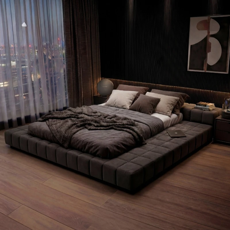 Tatami fabric bed, simple modern cat scratching cloth bed, master bedroom Italian square bed, technology cloth 2m x 2m 2 double
Tatami fabric bed, simple modern cat scratching cloth bed, master bedroom Italian square bed, technology cloth 2m x 2m 2 double