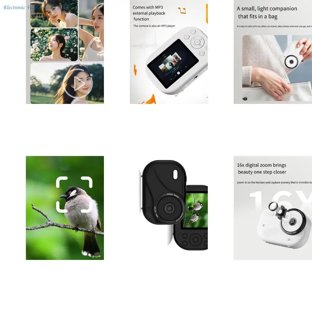 A3PD Portable Digital Camera 4800W Pixel Support Anti-shake Technology 4K Video Recording for Everyday Photography
A3PD Portable Digital Camera 4800W Pixel Support Anti-shake Technology 4K Video Recording for Everyday Photography