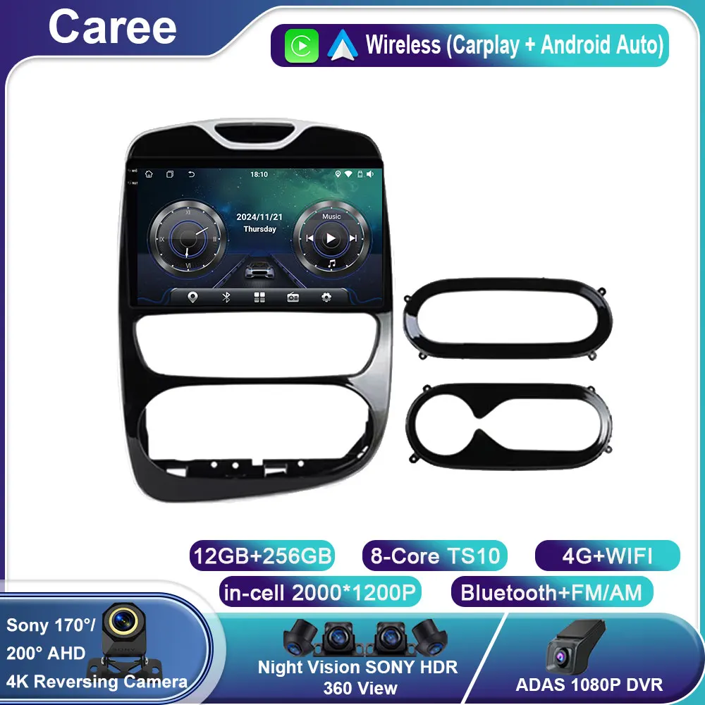Android 14 Auto Carplay For Renault Clio 3 4 2012 - 2015 2016 - 2018 Car Radio Video Multimedia Player Stereo Audio GPS 4G WIFI
Android 14 Auto Carplay For Renault Clio 3 4 2012 - 2015 2016 - 2018 Car Radio Video Multimedia Player Stereo Audio GPS 4G WIFI