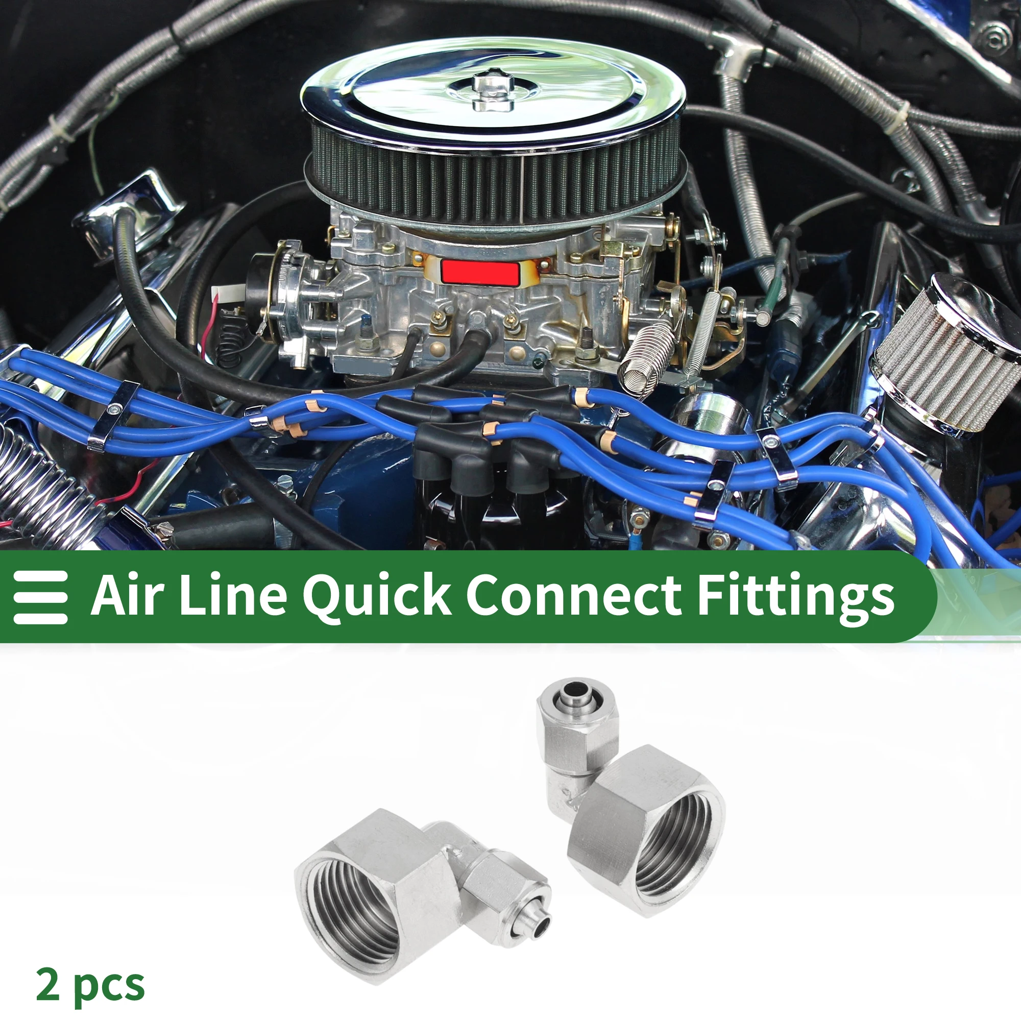 UXCELL Push to Fittings 5/16" 90 Degree Female Thread Connector 1/2"BSPT Silver Tone
UXCELL Push to Fittings 5/16" 90 Degree Female Thread Connector 1/2"BSPT Silver Tone