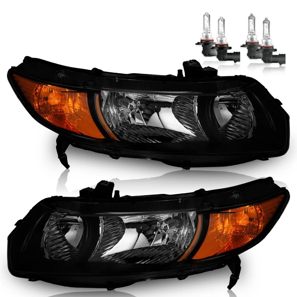 Pair Headlights For 2006-2011 Honda Civic Sedan 2-Door Headlamps W/Bulbs,Used
Pair Headlights For 2006-2011 Honda Civic Sedan 2-Door Headlamps W/Bulbs,Used