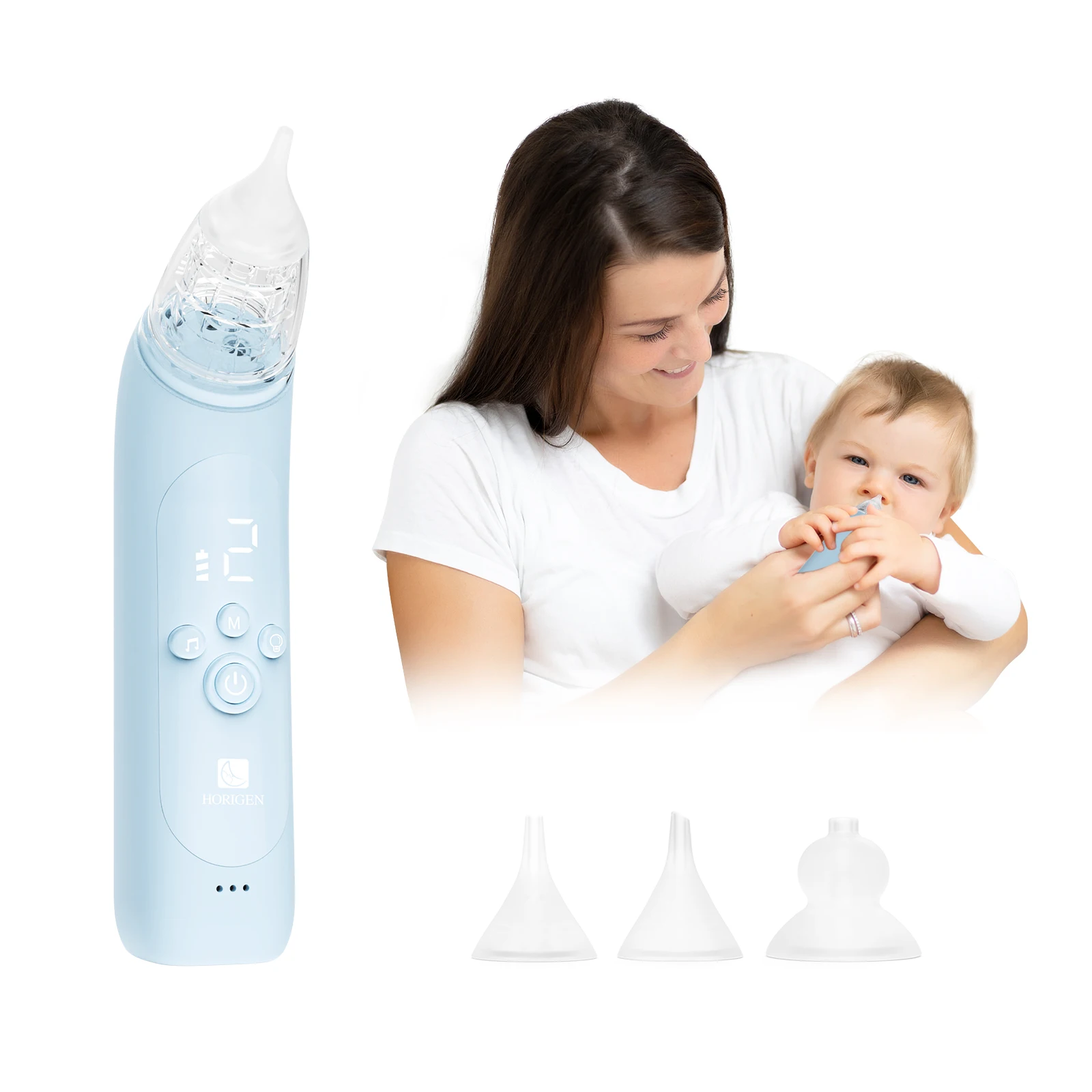 Adult Nose Sucker Electric Nasal Aspirator Baby Nose Pump Nasal Vacuum Cleaner for Kids Nose Clean with Led Light
Adult Nose Sucker Electric Nasal Aspirator Baby Nose Pump Nasal Vacuum Cleaner for Kids Nose Clean with Led Light