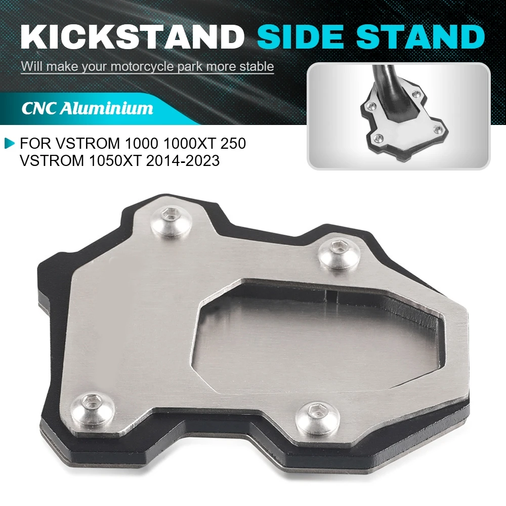 Motorcycle Kickstand Side Stand Enlarger Plate Kickstand For Suzuki V-strom 250 1000 1000XT 1050XT GSX-S1000F/Katana/GT GSX-S950
Motorcycle Kickstand Side Stand Enlarger Plate Kickstand For Suzuki V-strom 250 1000 1000XT 1050XT GSX-S1000F/Katana/GT GSX-S950