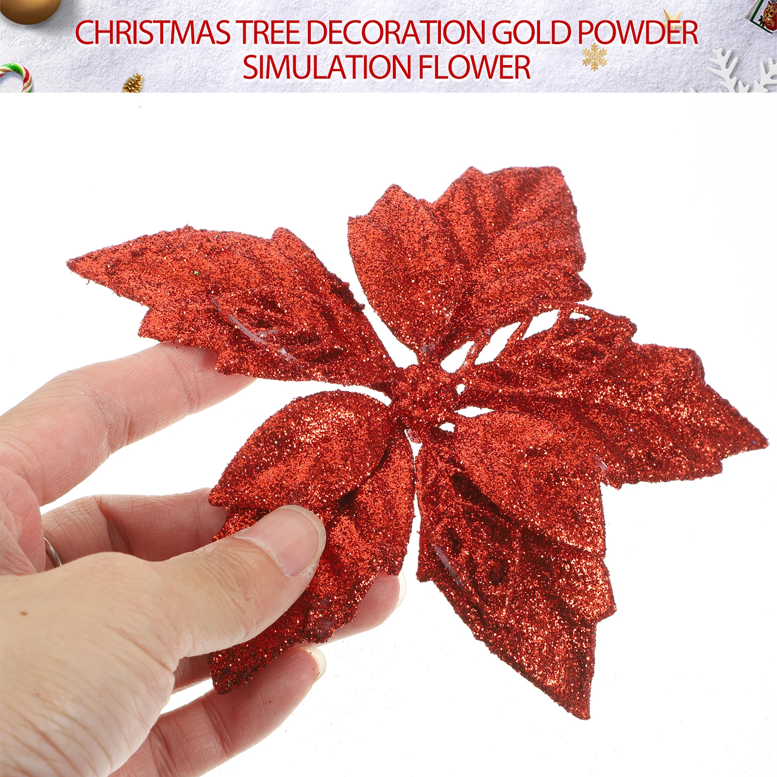 10 Pcs Christmas Artificial Flower Decoration Poinsettia Flowers Bouquet Red Pe Poinsettias Baby
10 Pcs Christmas Artificial Flower Decoration Poinsettia Flowers Bouquet Red Pe Poinsettias Baby
